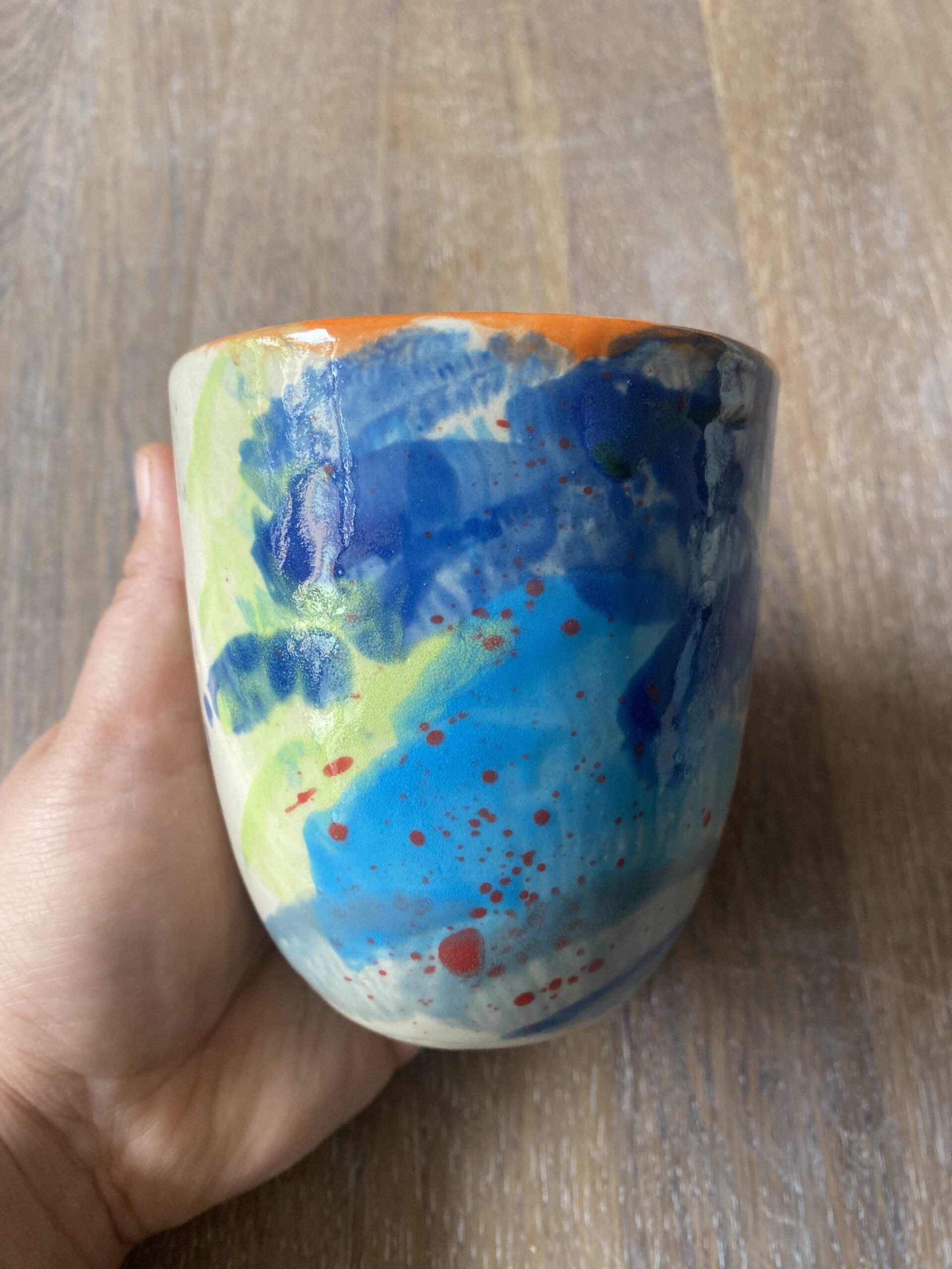 Keramik bemalen - Becher – Bild 4